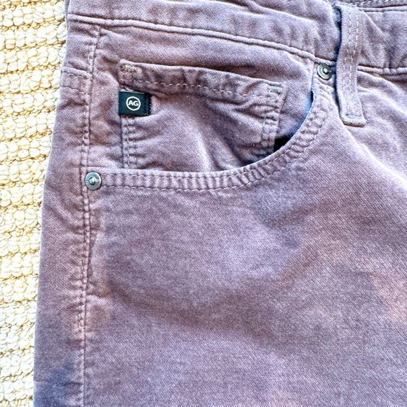 AG Adriano Goldschmied - The Stevie ankle jean - mauve velvet - 30R perfect! - Picture 7 of 11